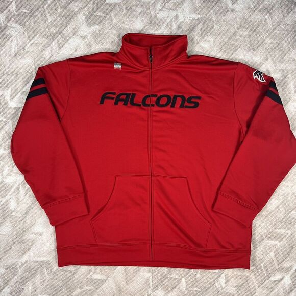 Atlanta Falcons NFL Team Apparel‎ Full Zip Dri-Fit  Activewear Jacket NWOT XXL - Picture 1 of 11